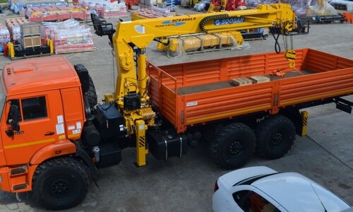 Аренда крана-манипулятора (КМУ) SooSan SCS866LS